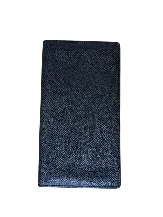 Louis Vuitton Black Brazza Leather Mens/Womens Wallet