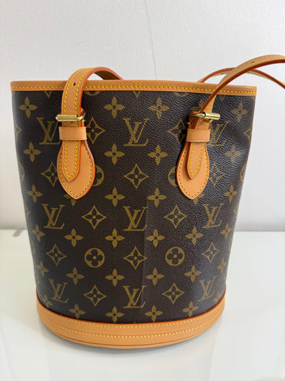 Louis Vuitton Monogram Petit Bucket PM
