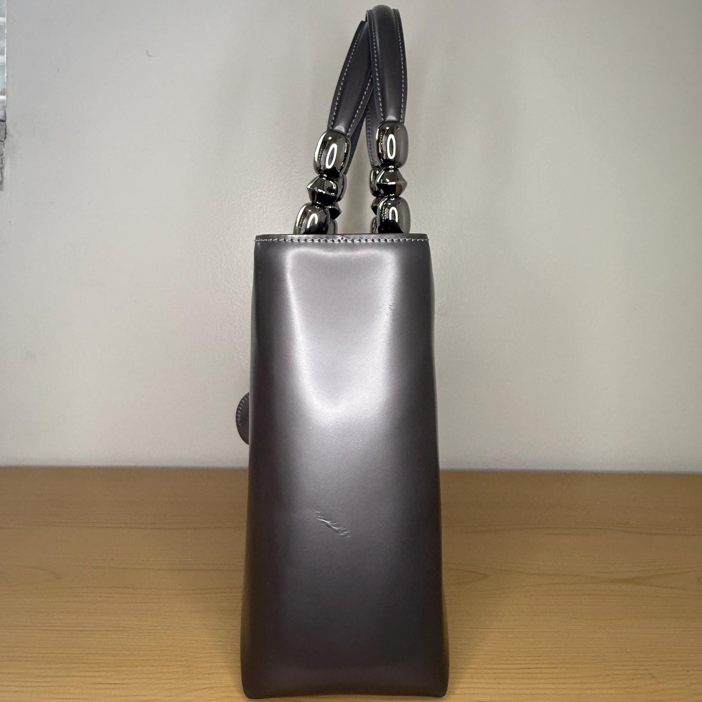 Christian Dior Malice Gray Handbag