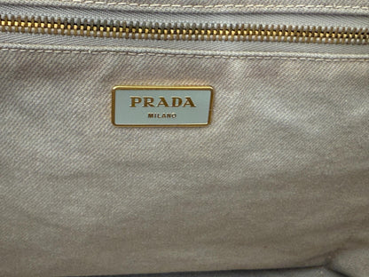 AUTHENTIC Prada Canapa Large Corda Beige Denium