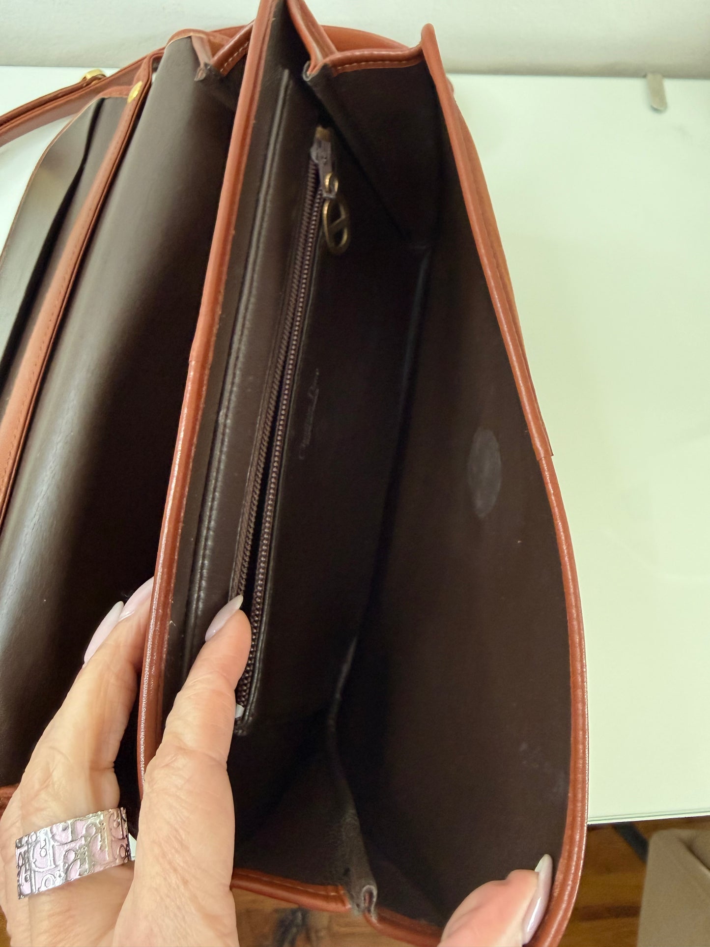 Dior Vintage Brown Suede