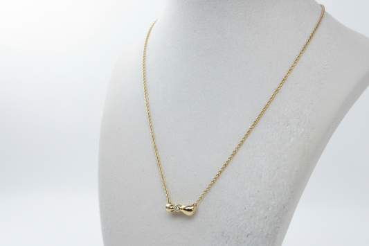 Christian Dior Vintage Bow Necklace