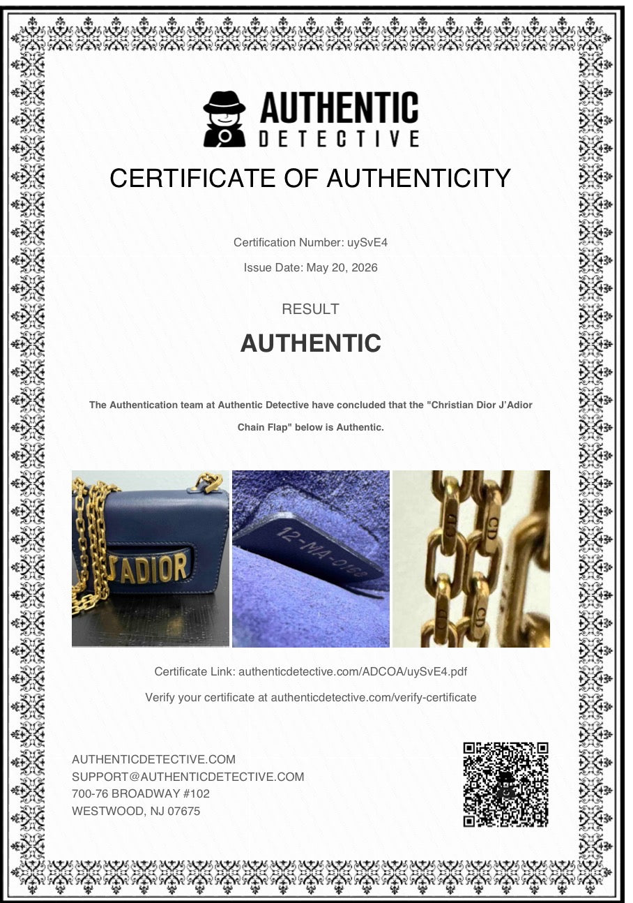 Christian Dior J'ADIOR Navy Shoulder Bag