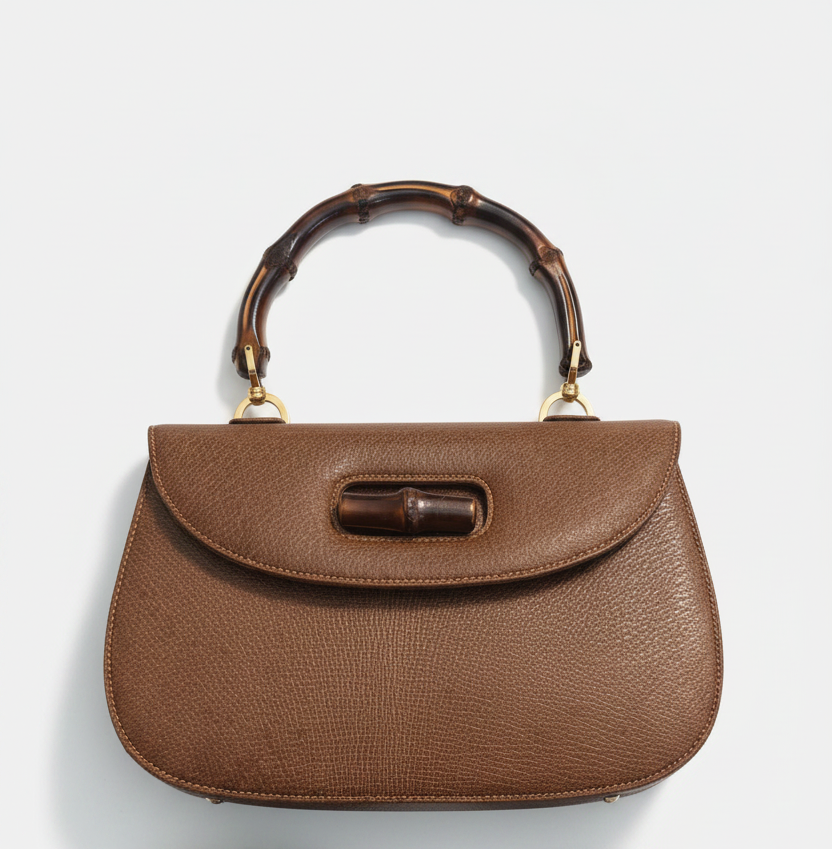 Gucci Vintage 1947 Bamboo Top Handle