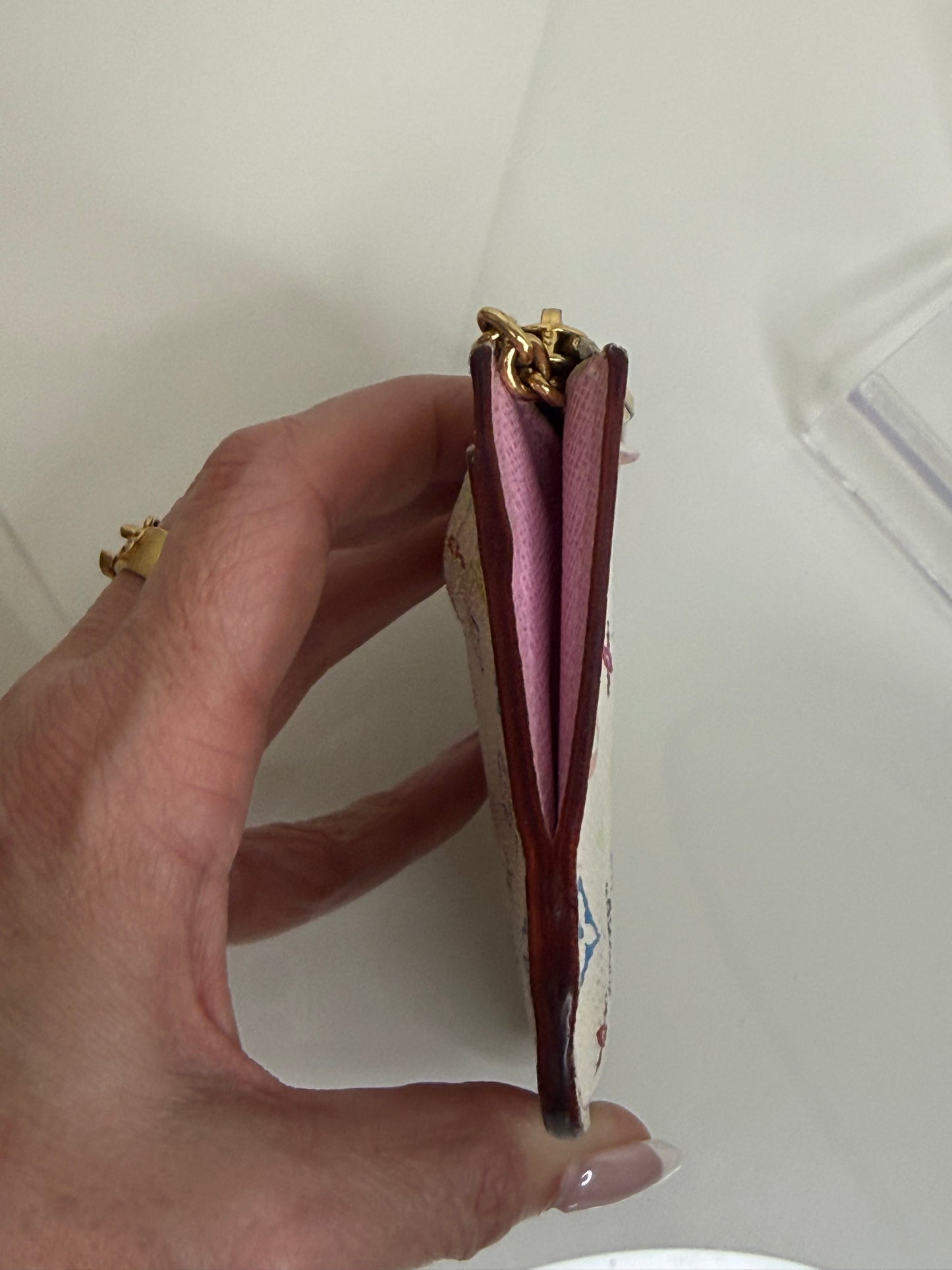 Louis Vuitton Murakami White Key Cles Pochette