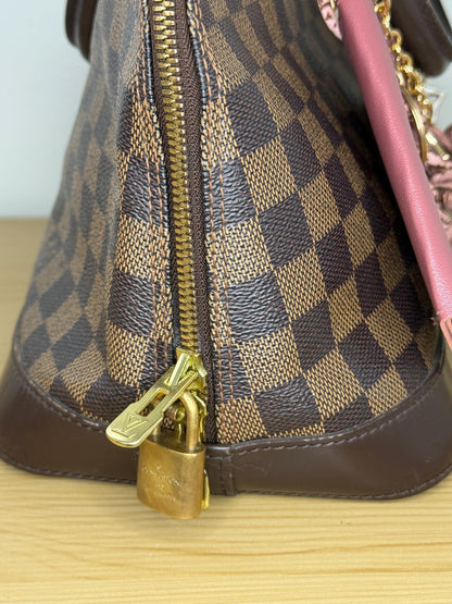 Louis Vuitton Damier Ebene Alma PM Canvas Bag