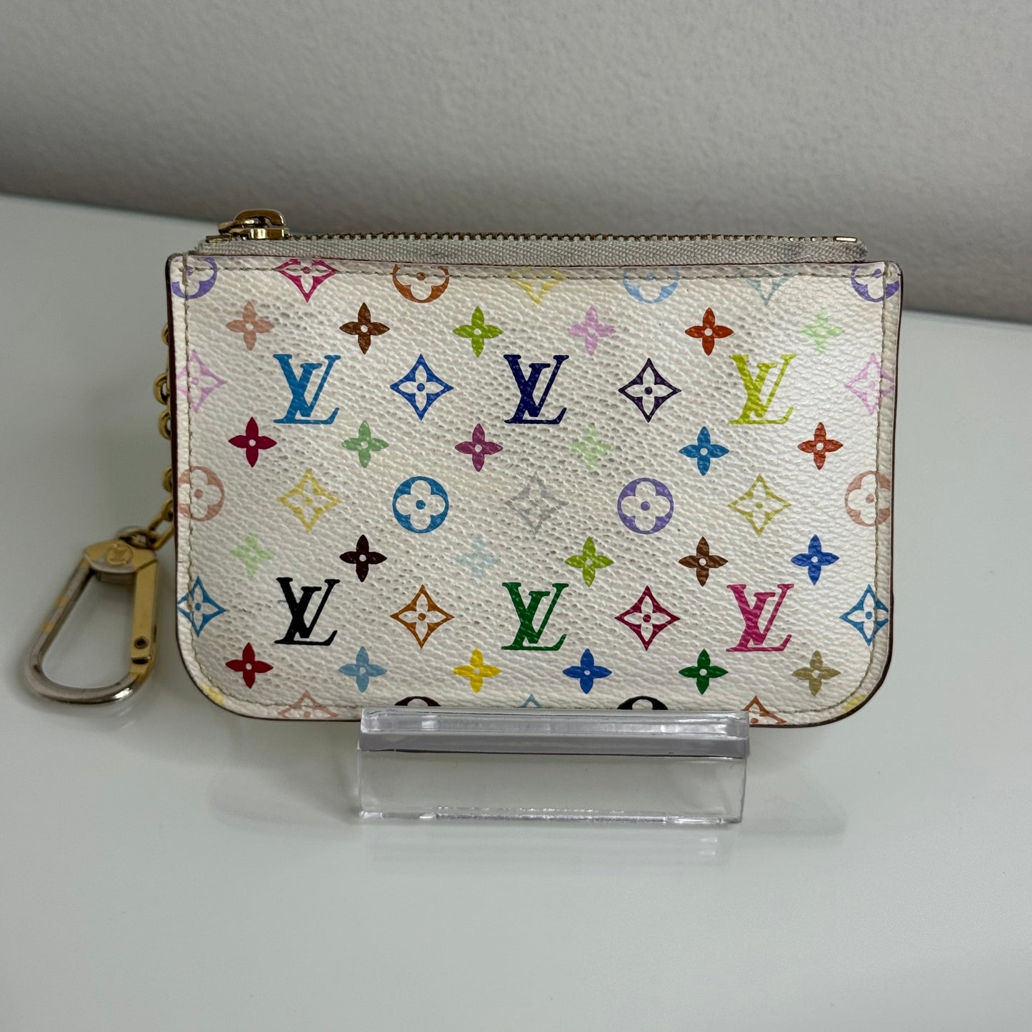 Louis Vuitton Murakami White Key Cles Pochette