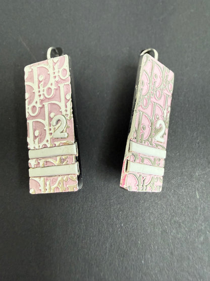 Dior Pink Trotter Earrings