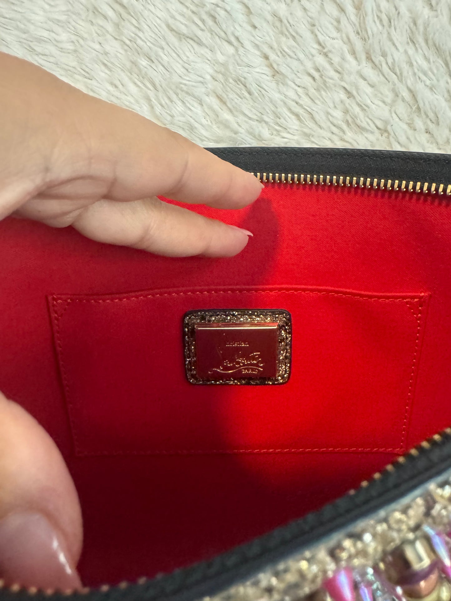 Christian Louboutin Multicolored Jeweled Crossbody