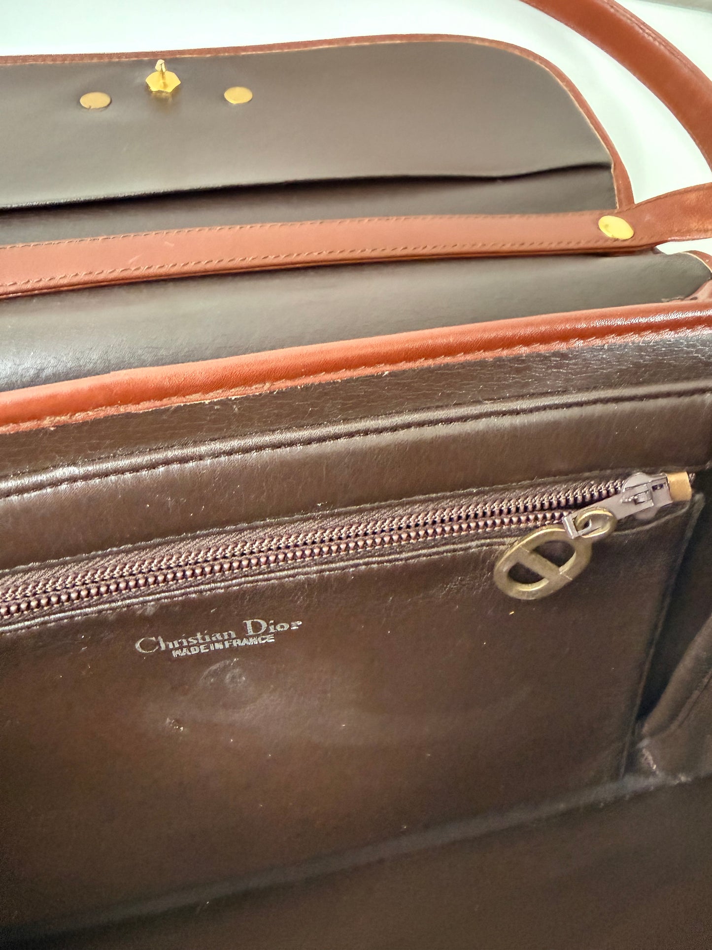 Dior Vintage Brown Suede
