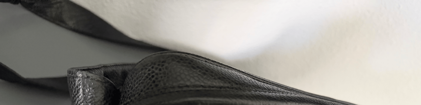 CHANEL Black Triple CC caviar Leather Crossbody with Gold Charm