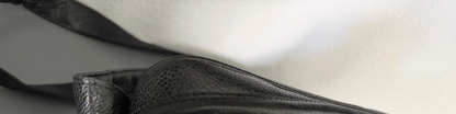 CHANEL Black Triple CC caviar Leather Crossbody with Gold Charm