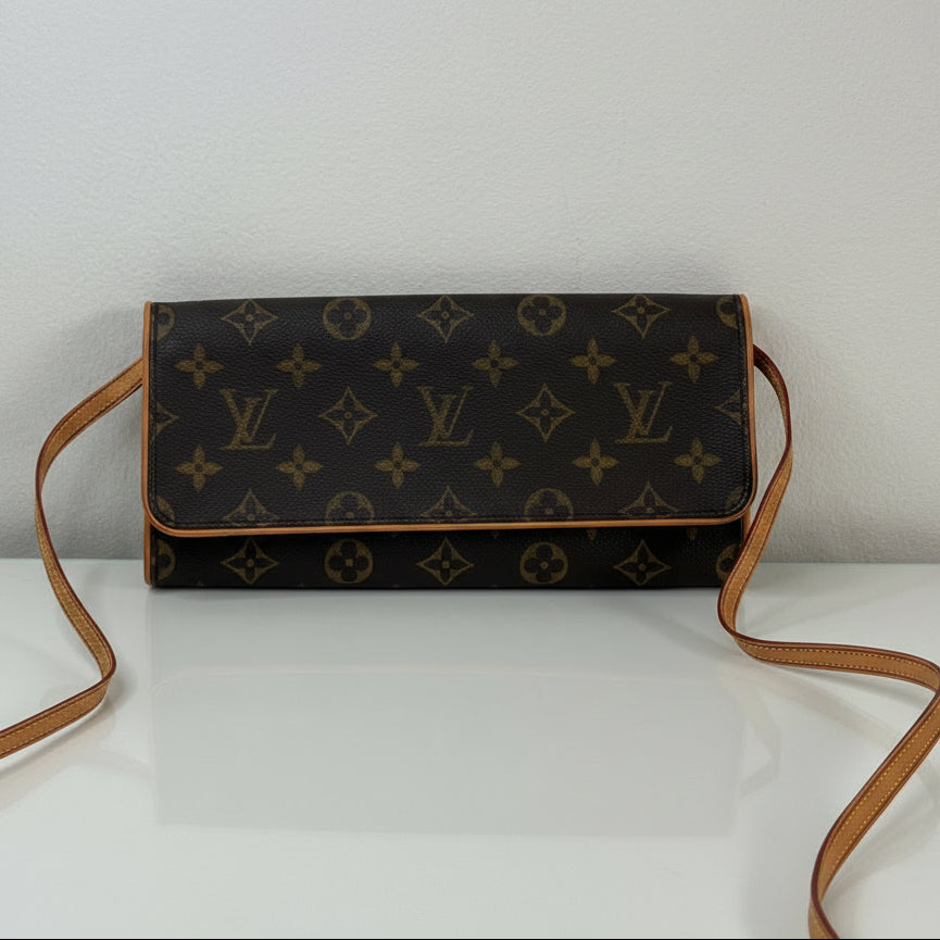 Louis Vuitton Monogram Pochette Twin GM