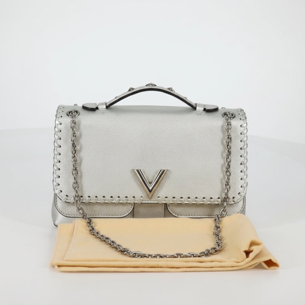 Louis Vuitton Very Silver Leather