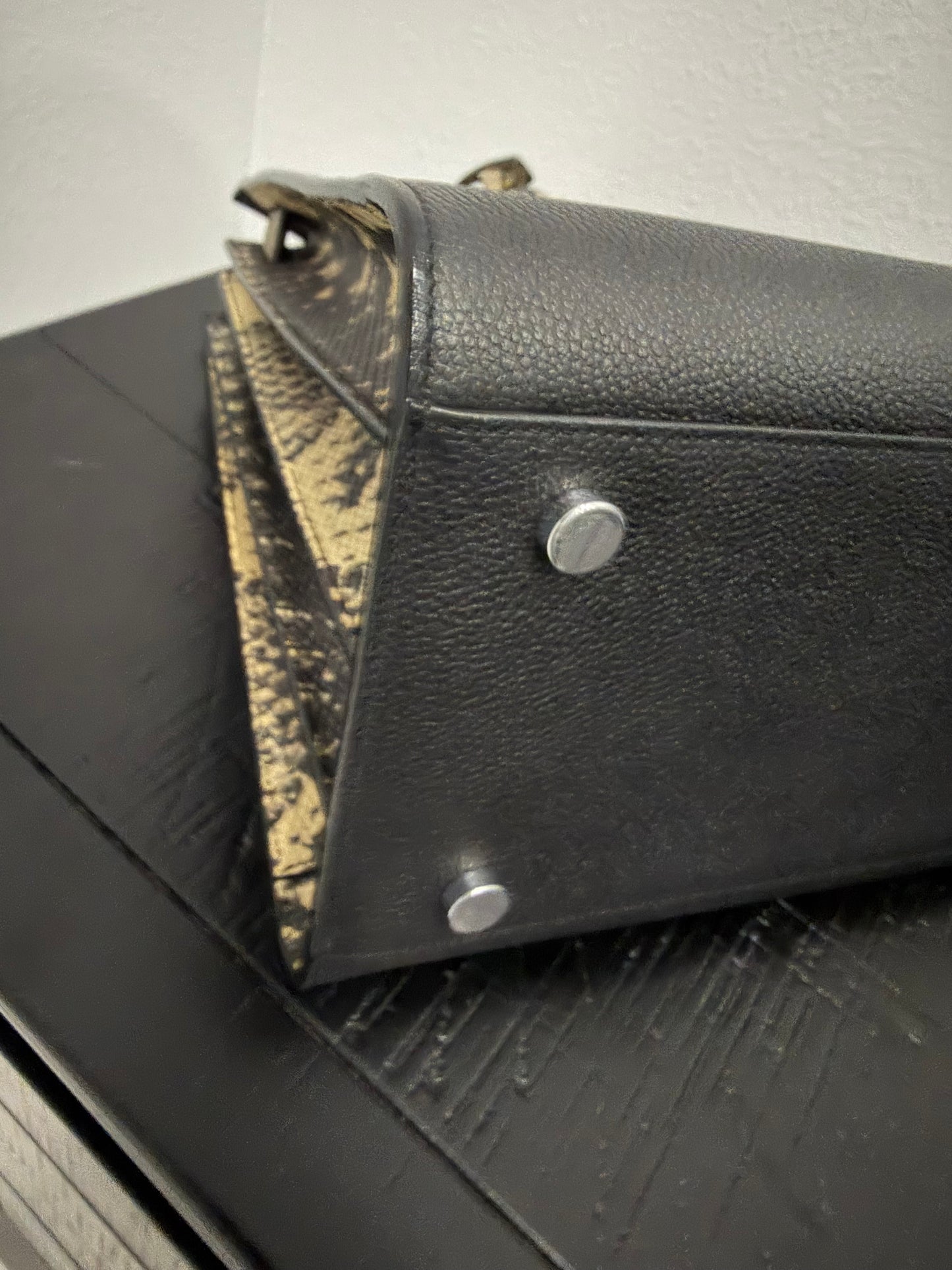 Saint Laurent Sac De Jour Python Bag