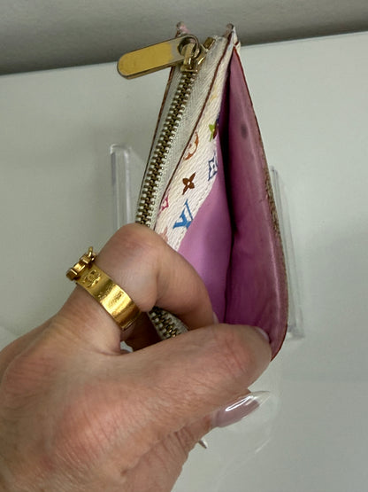 Louis Vuitton Murakami White Key Cles Pochette