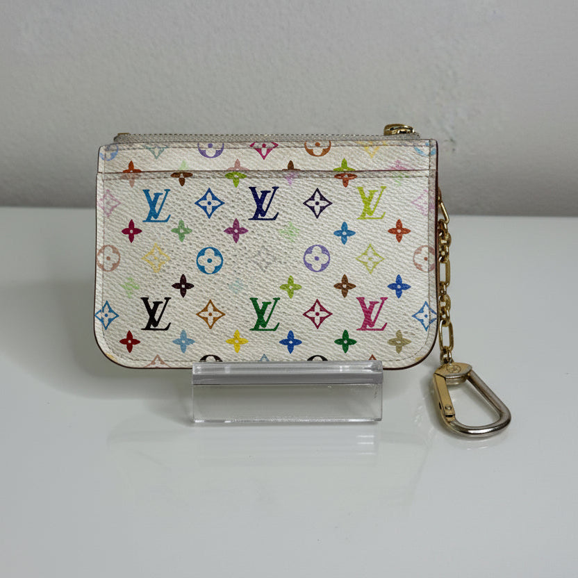 Louis Vuitton Murakami White Key Cles Pochette
