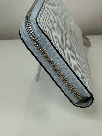 Louis Vuitton Light Blue Epi Zippy Wallet