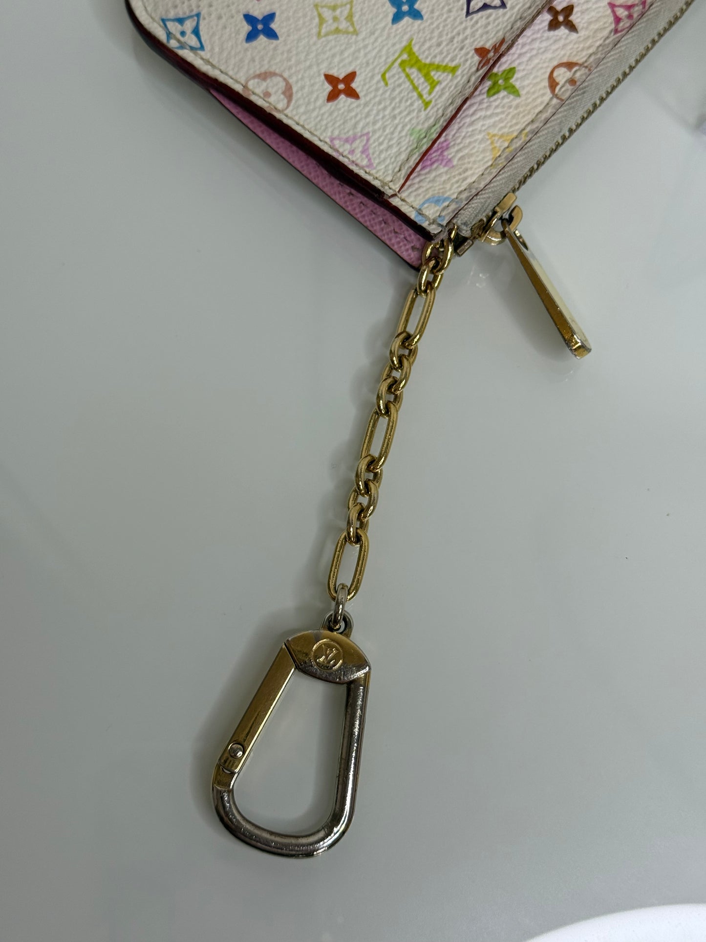 Louis Vuitton Murakami White Key Cles Pochette
