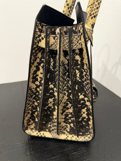 Saint Laurent Sac De Jour Python Bag