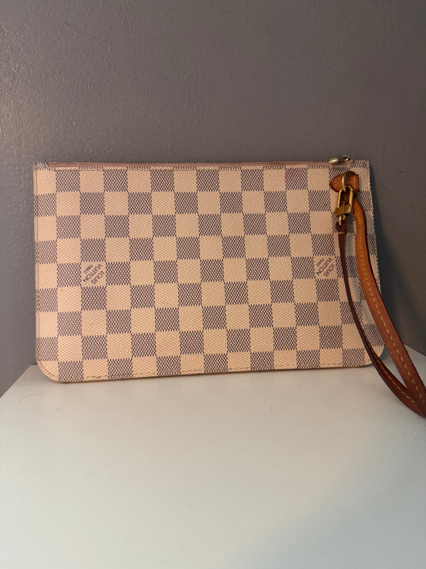 Louis Vuitton Damier Azur Canvas Neverfull Pochette