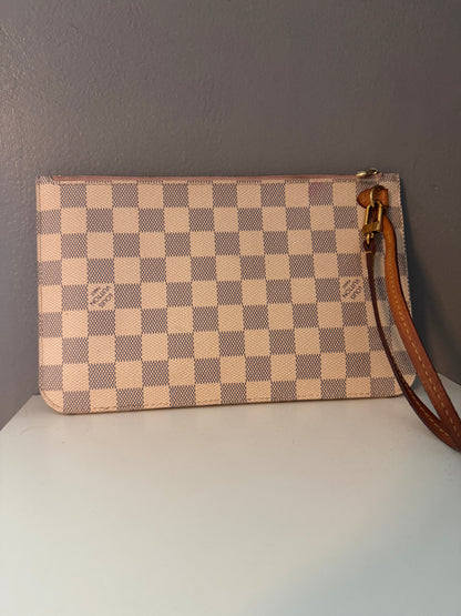 Louis Vuitton Damier Azur Canvas Neverfull Pochette