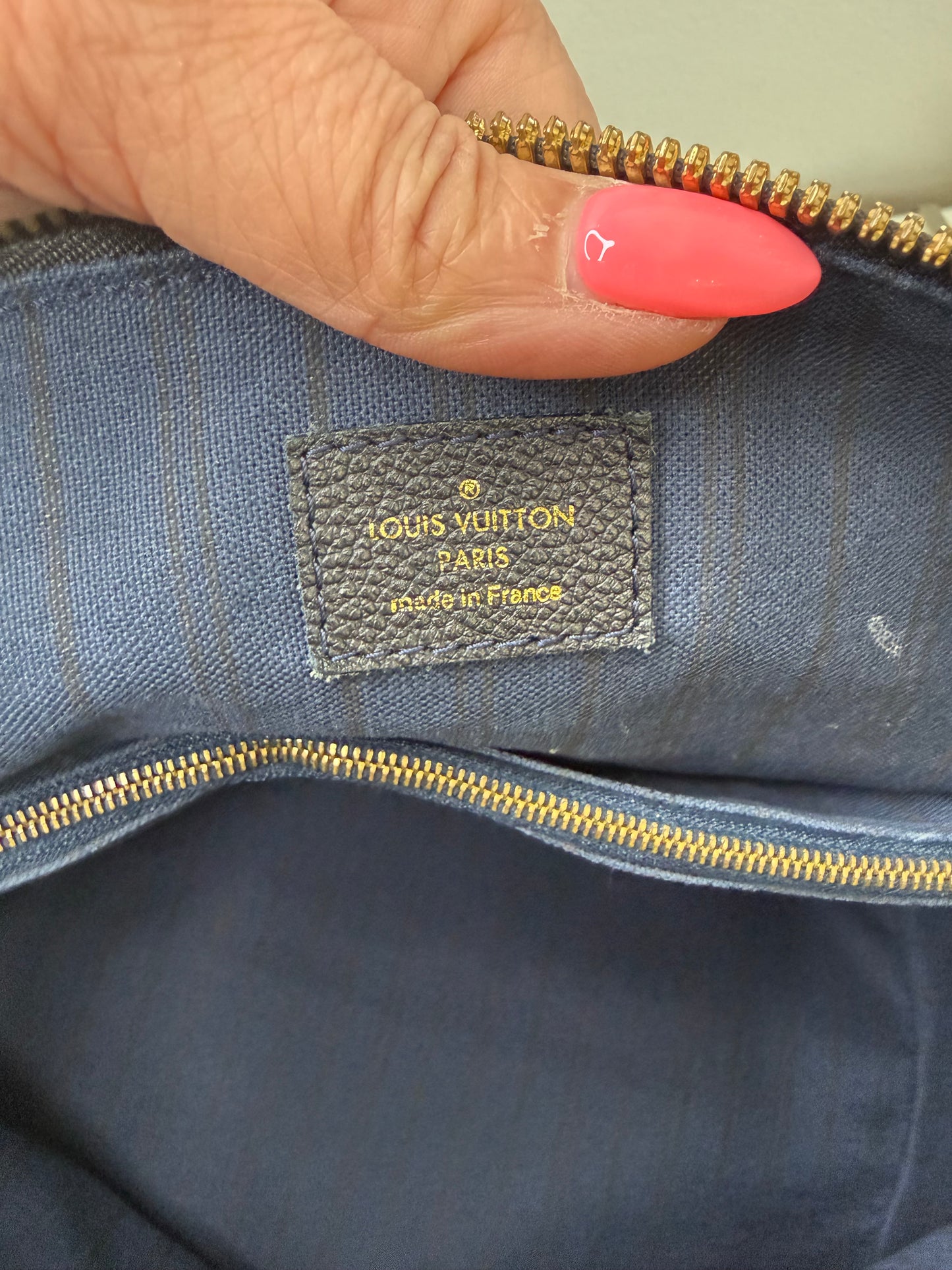 Louis Vuitton Navy Empreinte Lumineuse PM 2 Way