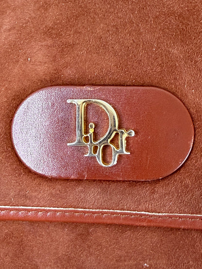 Dior Vintage Brown Suede