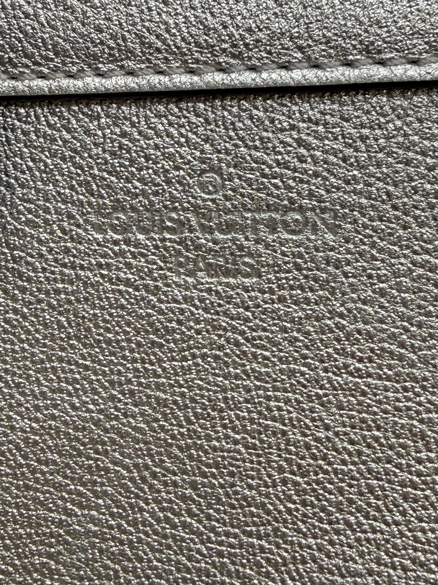 Louis Vuitton Very Silver Leather