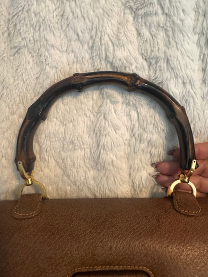Gucci Vintage 1947 Bamboo Top Handle