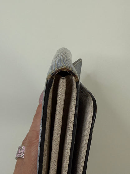 Louis Vuitton Blue Epi Twist Wallet