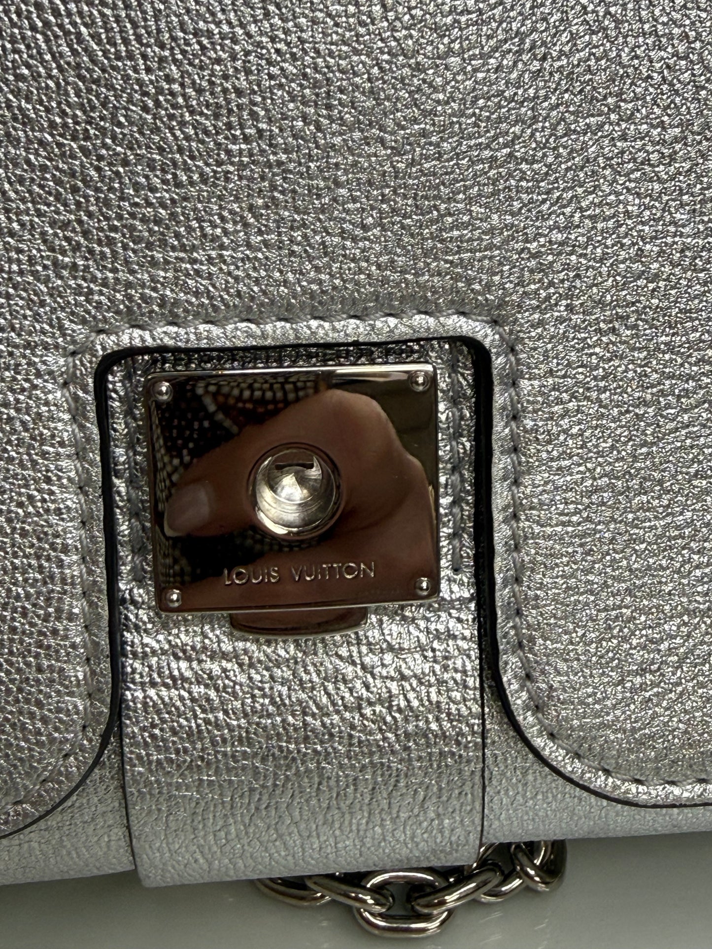 Louis Vuitton Very Silver Leather