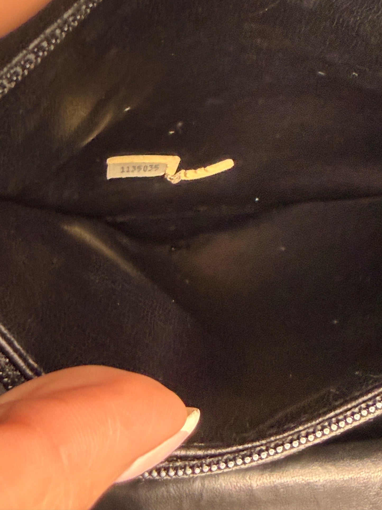 Chanel Vintage Black Quilted Lambskin Shoulder Bag