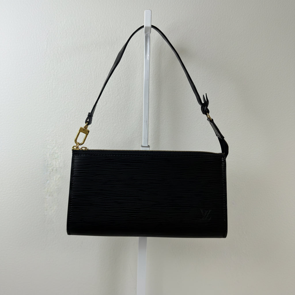 Louis Vuitton Epi Black Pouchette