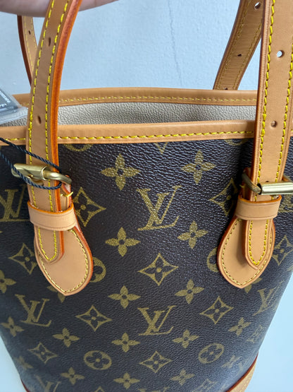 Louis Vuitton Monogram Petit Bucket PM