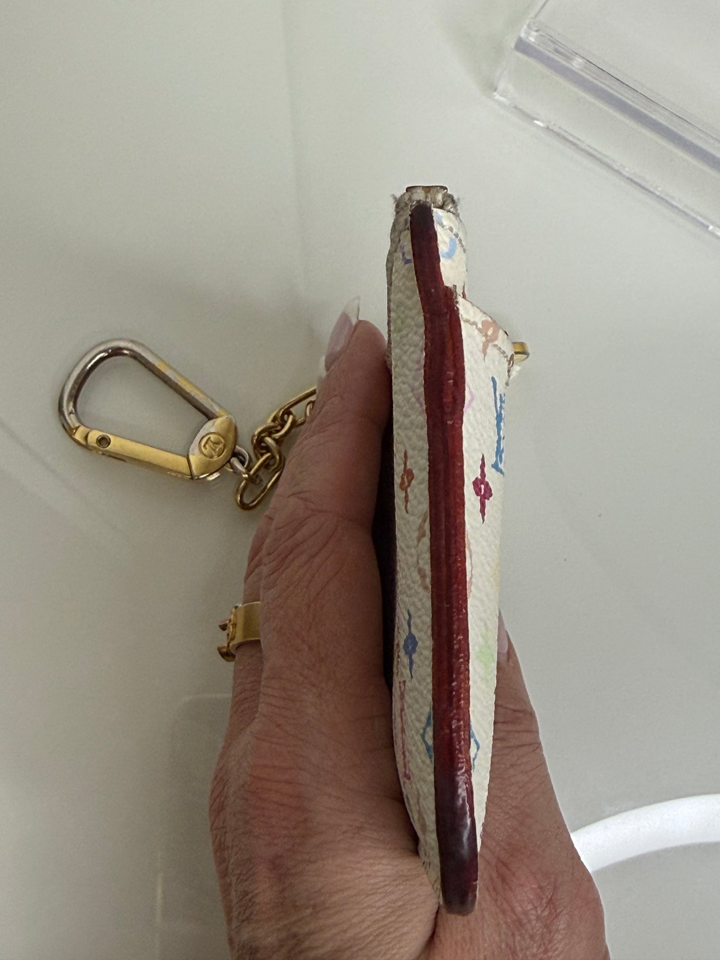 Louis Vuitton Murakami White Key Cles Pochette