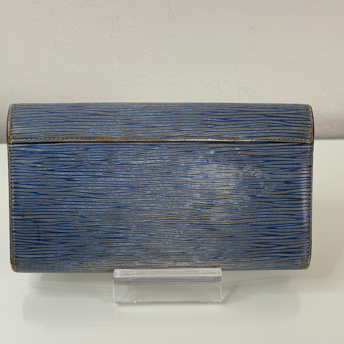 Louis Vuitton Blue Epi Twist Wallet