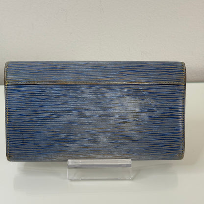 Louis Vuitton Blue Epi Twist Wallet