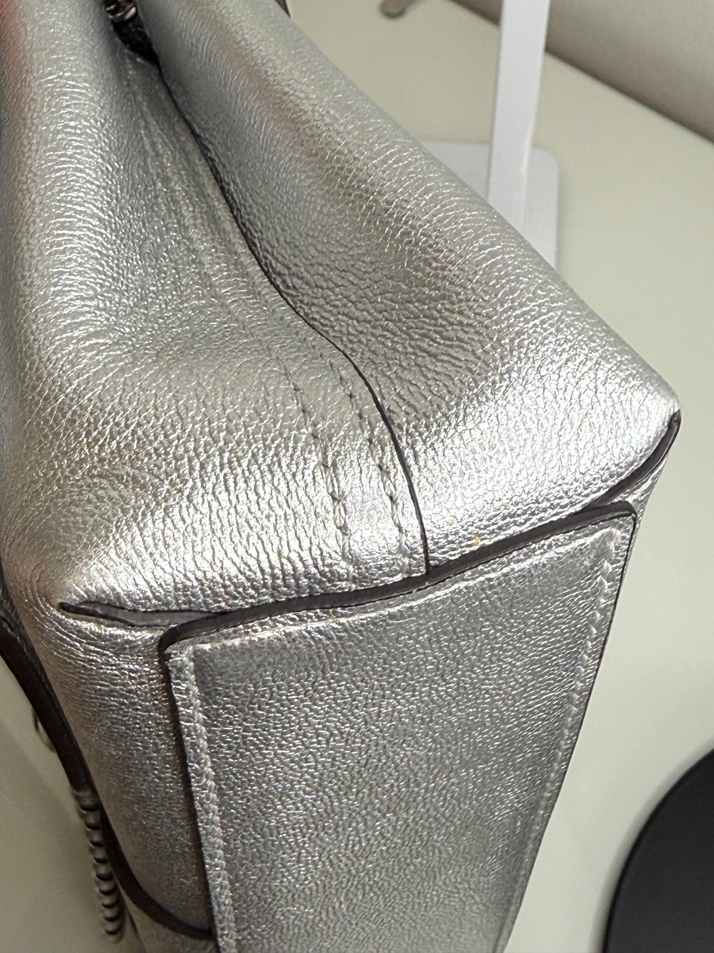 Louis Vuitton Very Silver Leather