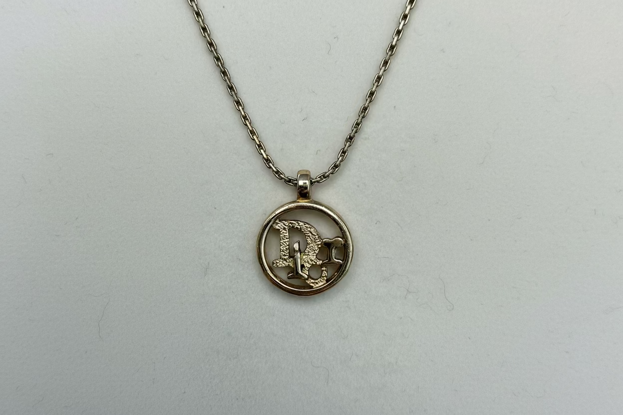 Christian Dior "Dior" Circle Necklace