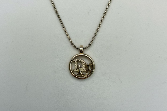 Christian Dior "Dior" Circle Necklace