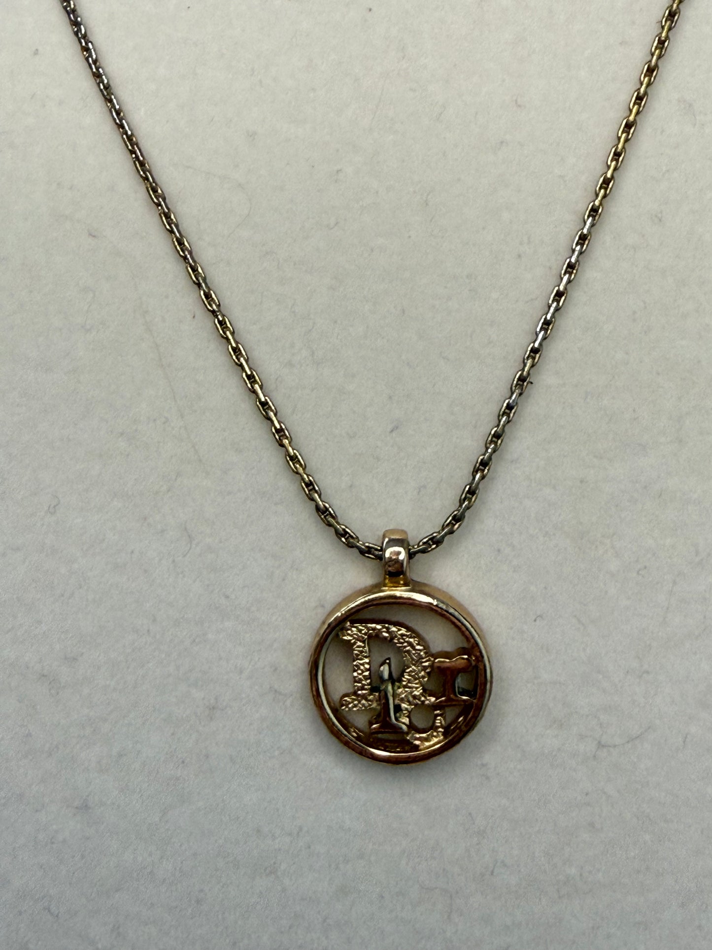 Christian Dior "Dior" Circle Necklace