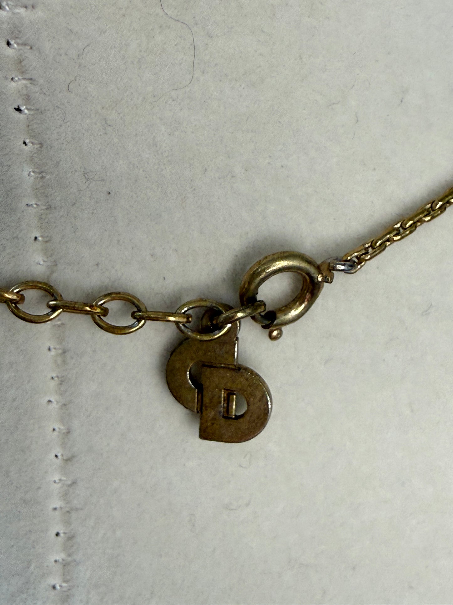 Christian Dior "Dior" Circle Necklace