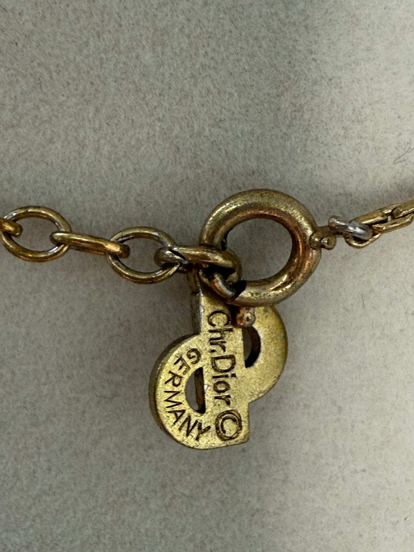 Christian Dior "Dior" Circle Necklace