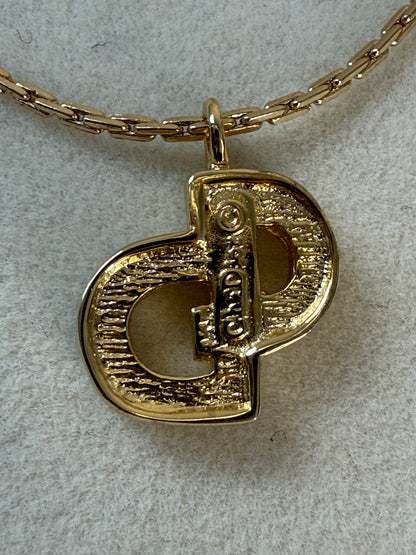 Christian Dior "CD" Charm 7" Bracelet