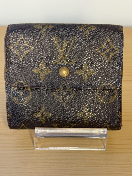 Authentic Louis Vuitton Monogram Compact Elise Wallet