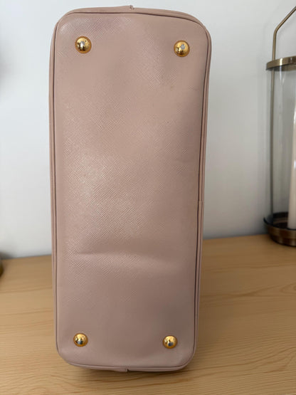 Prada Galleria Cameo Beige Saffiano Leather Bag