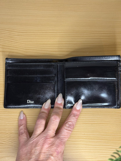 AUTHENTIC Christian Dior Black Leather Men’s Wallet