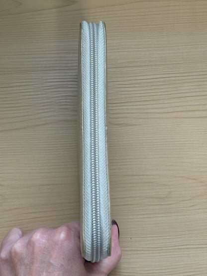 AUTHENTIC Chanel Metallic Lambskin Zippy Wallet