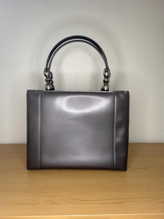 AUTHENTIC Christian Dior Malice Gray Handbag